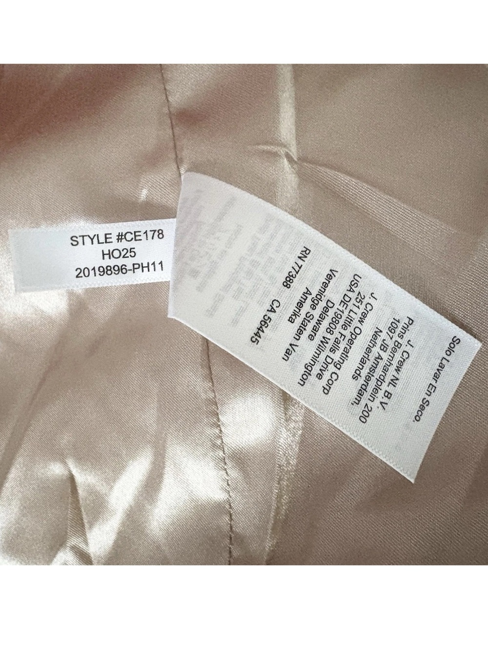 $398 J CREW Red Toscana Lanificio Nello Gori Stadium Cloth Wool Long Coat Sz 6 - Picture 16 of 16